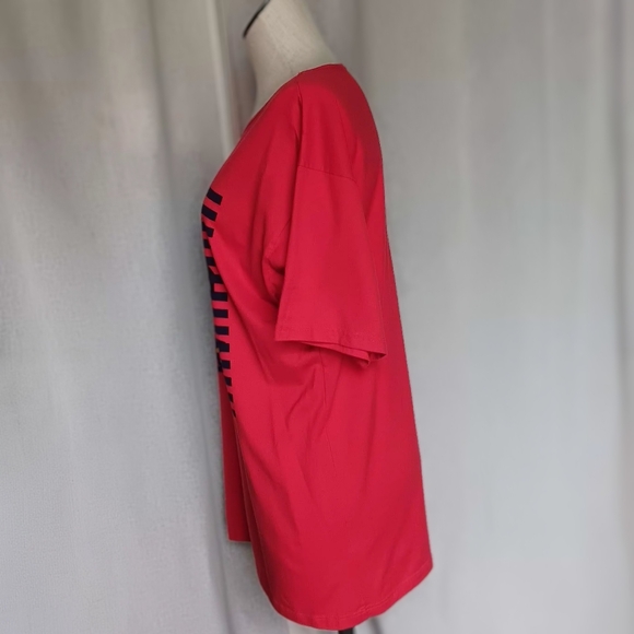 Rare VTG Marimekko Antti Eklund "Hiiri" Red Short Sleeve T-shirt - Picture 4 of 7